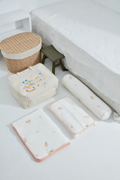 Baby Bedding Set with Journey Bag